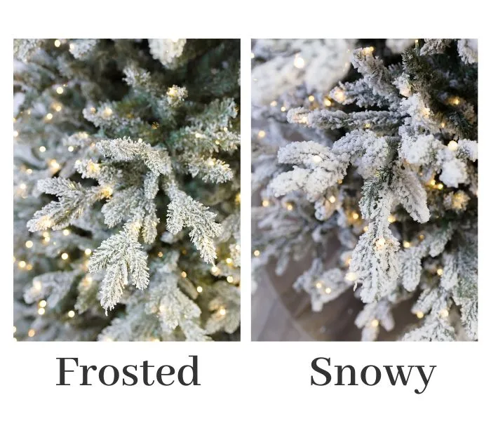 Nordic Frosted/Snowy Fir Christmas Tree with 3mm LED