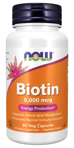 NOW Biotin 5000 mcg 60's
