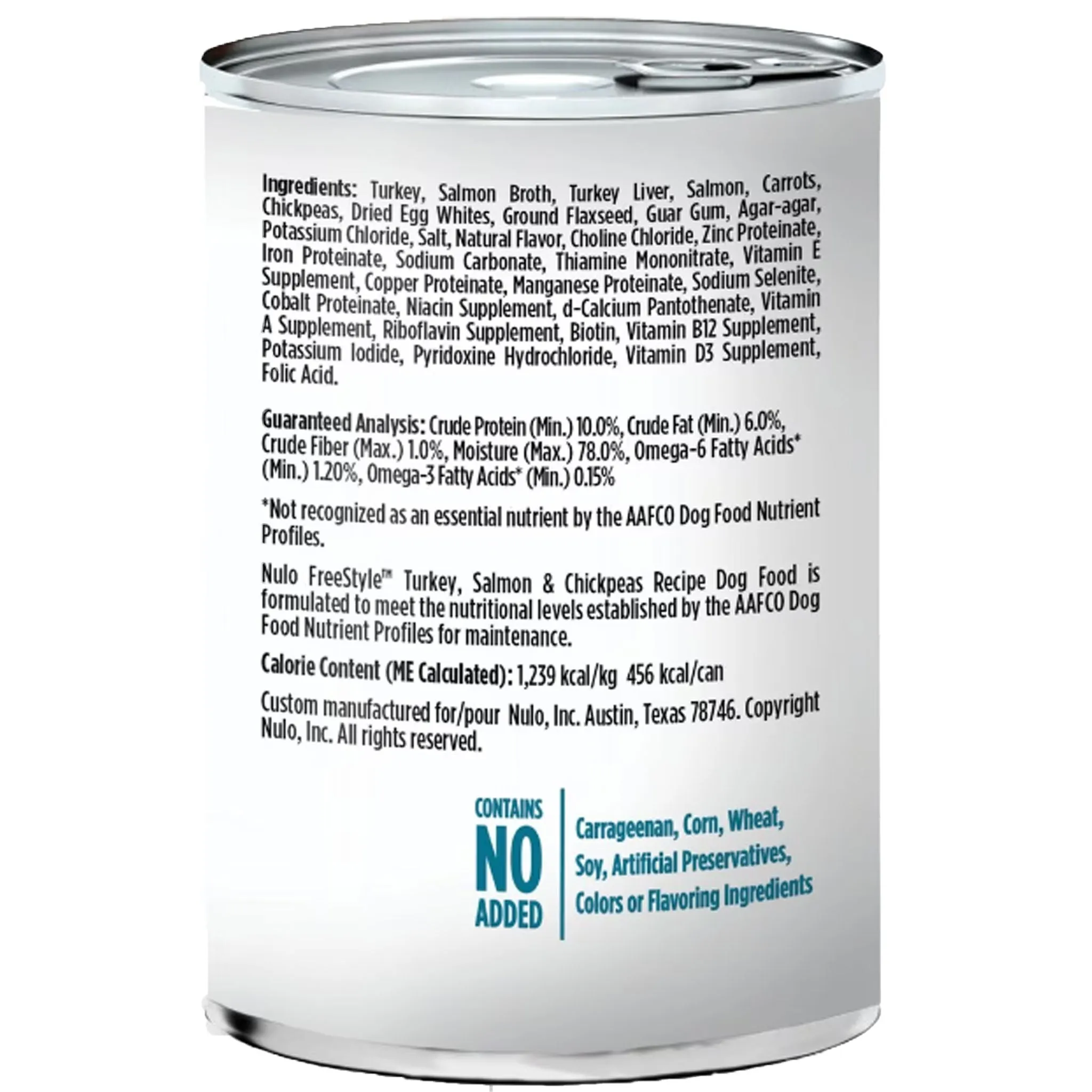 Nulo FreeStyle Turkey, Salmon & Chickpeas Canned Dog Food