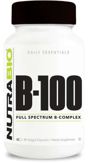 NutraBio- B-100 120 Veggie Capsules