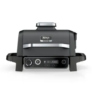 Open Box - Ninja OG701TGT 7-in-1 Master Woodfire Outdoor Grill and Smoker - Black