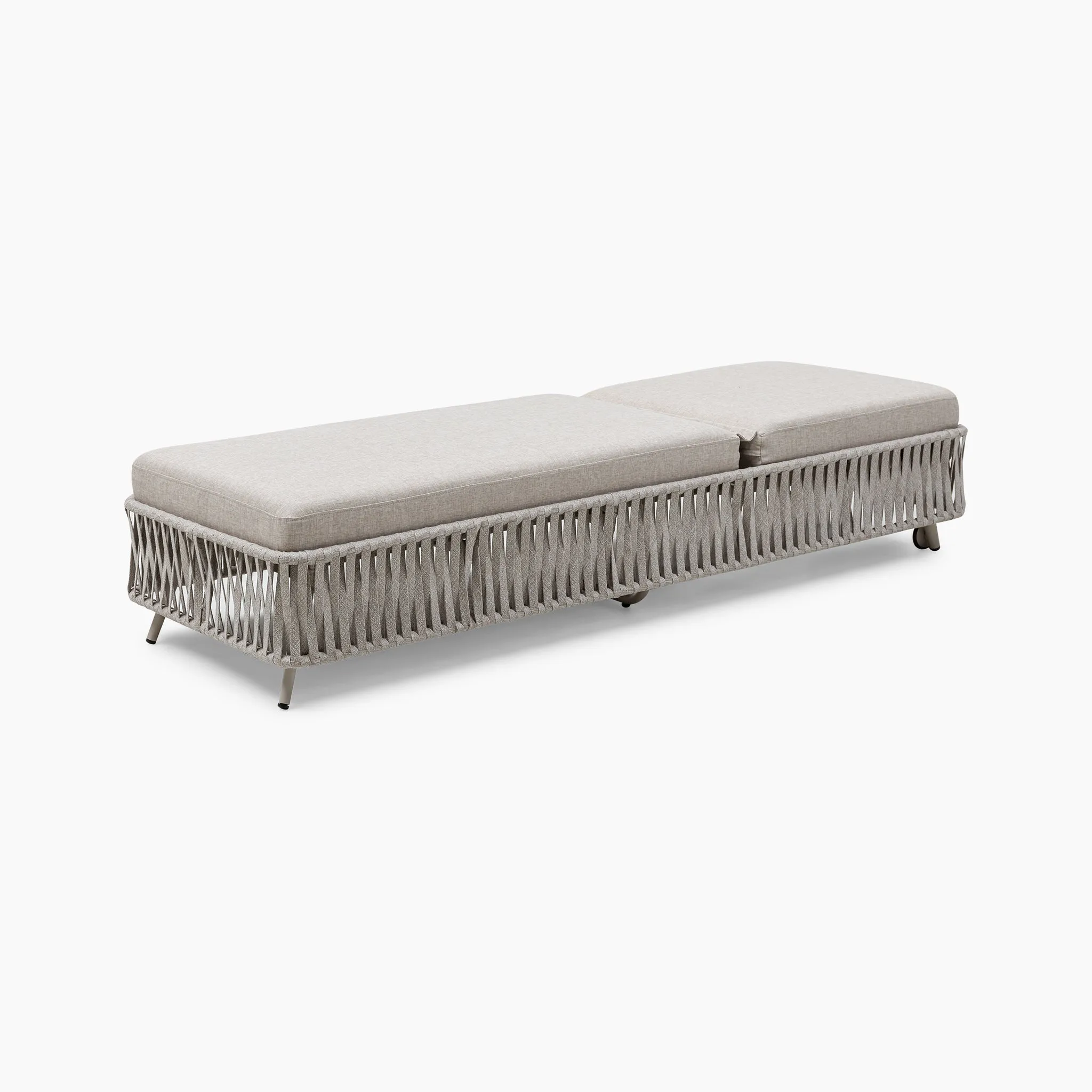 Pair of Monterrey Rope Sunloungers in Latte