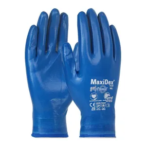 PIP MaxiDex Nylon Glove w/Nitrile Coating & ViroSan Tech 19-007 (12 pairs)