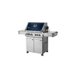 Prestige 500 Gas Grill With Infrared Side And Rear Burner - Cobalt Blue