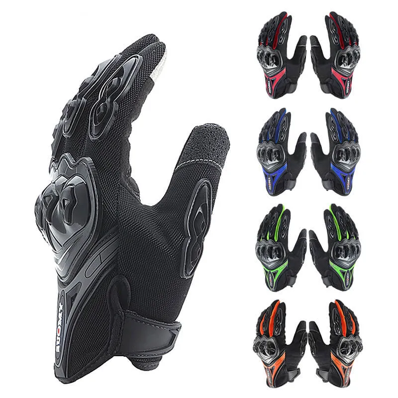 Protective Motorcycle Polyester Biker Gloves
