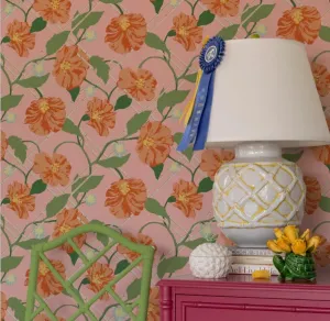 Runaway Bay Unpasted Wallpaper, 9-yard roll