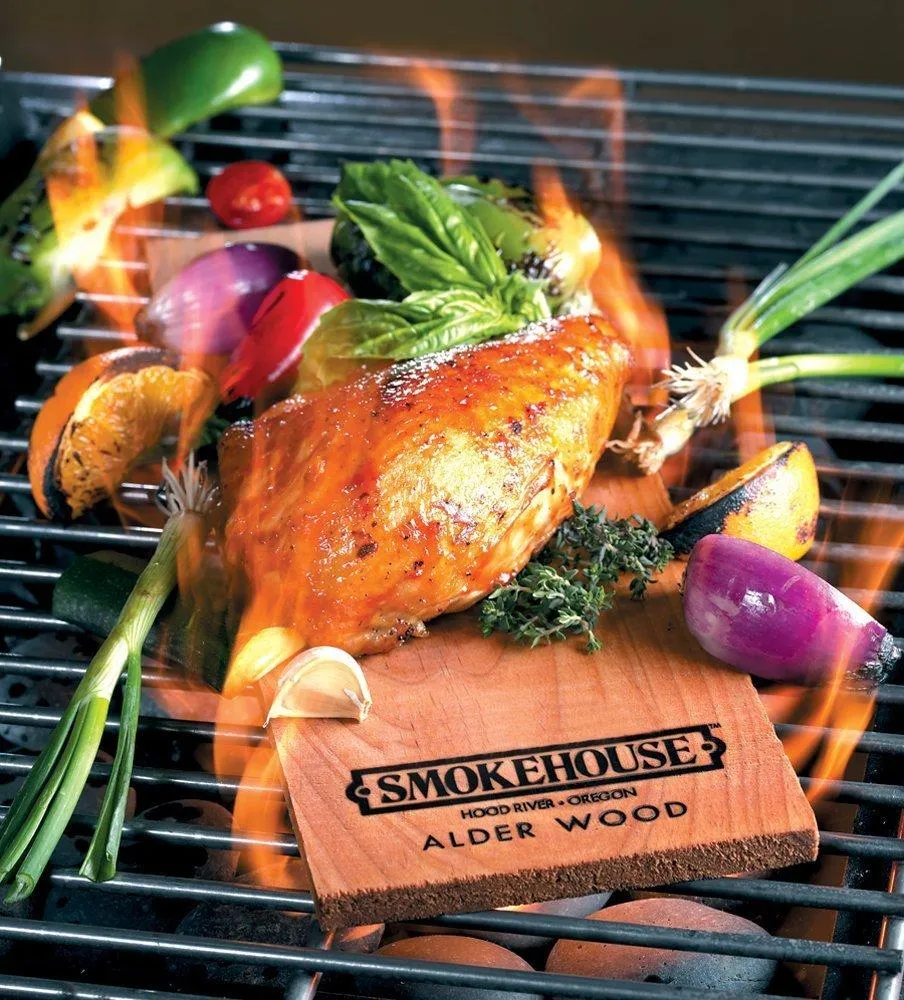 Smokehouse Products Alder Flavored Natural Grilling Plank, 3-Pack