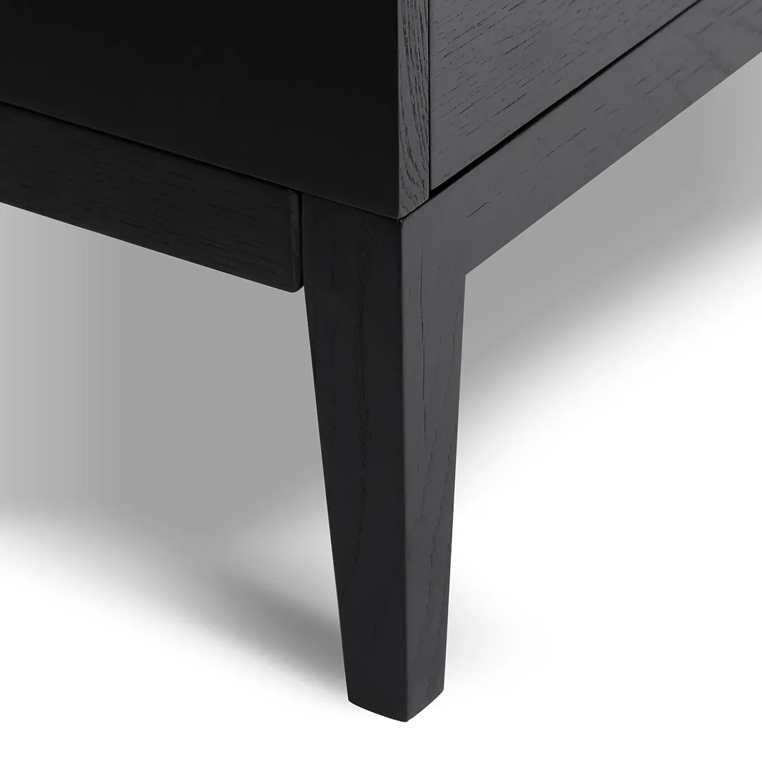 Socorro 3 Drawers Dresser Unit - Black Oak