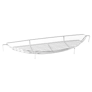 Stainless Steel Grill wire warming drip rack for Charcoal, Griddles & Grills/Rejilla de acero inoxidable para escurrir y calentar en parrillas de carbón, planchas comales y cazos