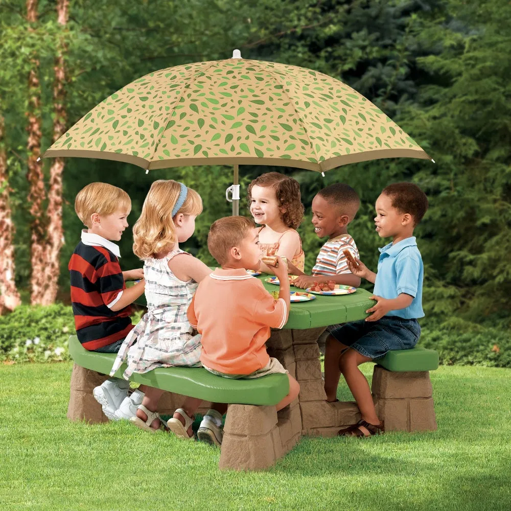 Step2 Naturally Playful Picnic Table With Umbrella