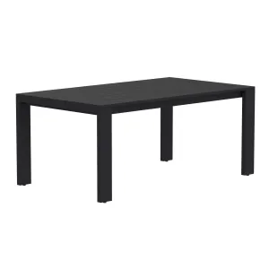 Sunpan Lucerne Dining Table - Sterling Black - 70"