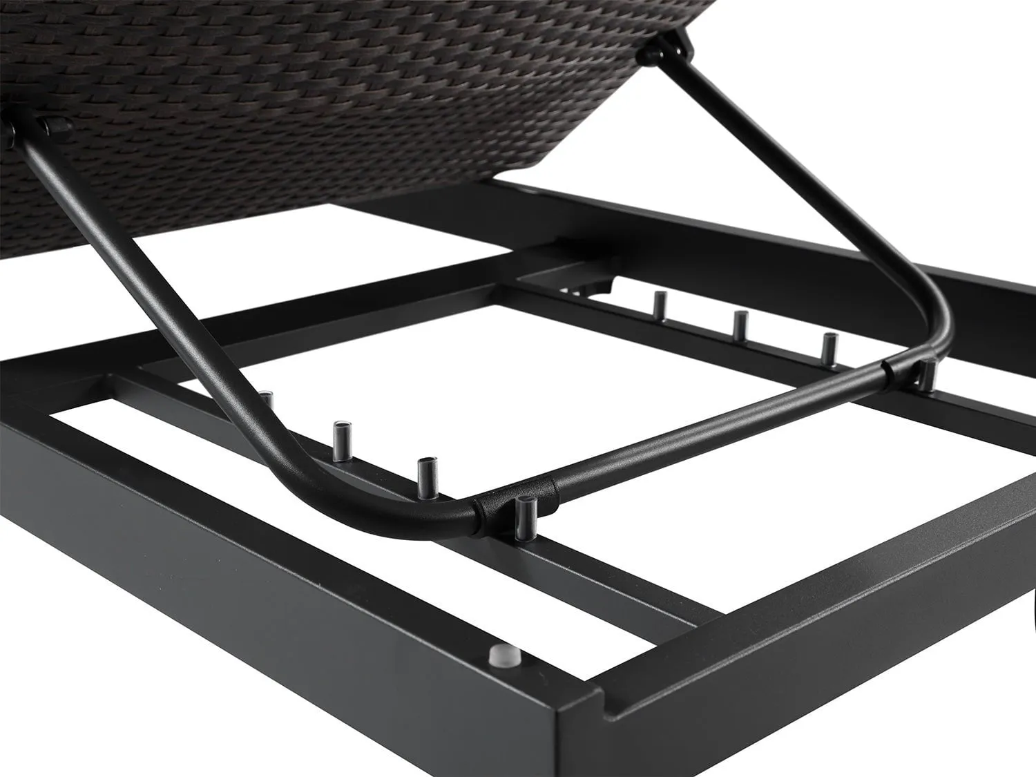 Verona Grey Rattan Double Sun Lounger Set