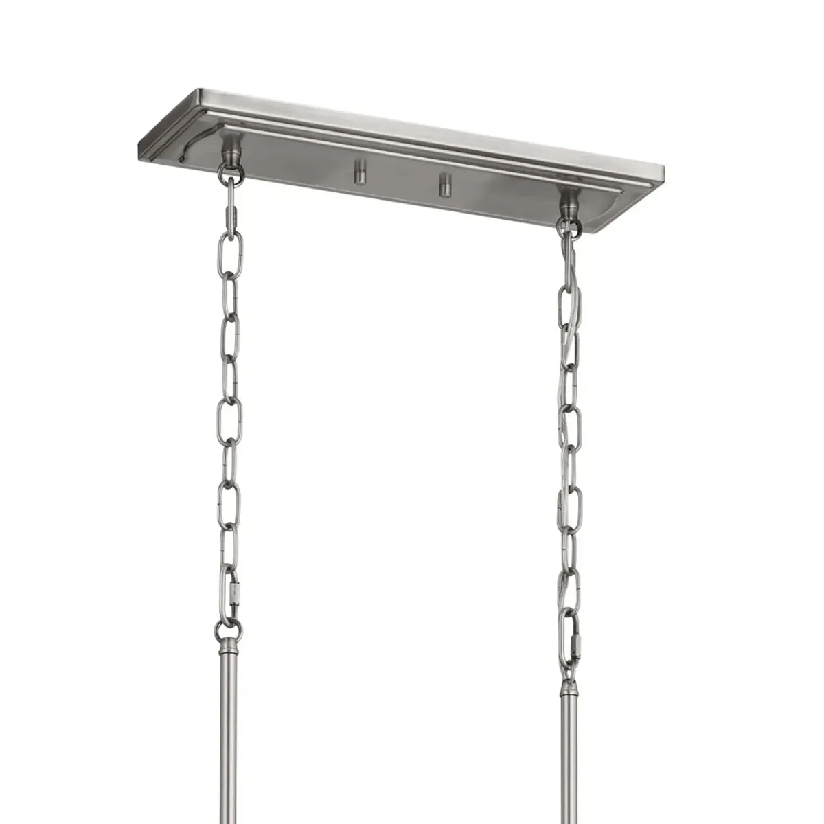 Vetivene 47" 8-Light Linear Chandelier, Classic Pewter Finish