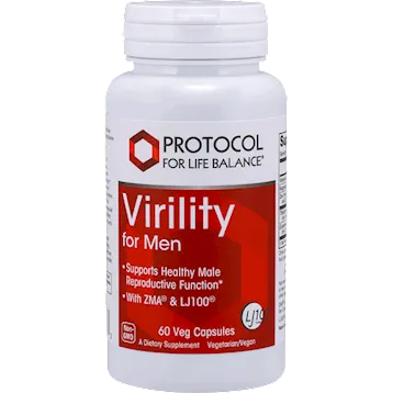 Virility For Men 60 vcaps by Protocol For Life Balance